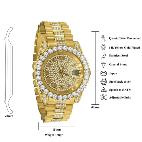 Signature Ice Steel CZ Watch | 530301