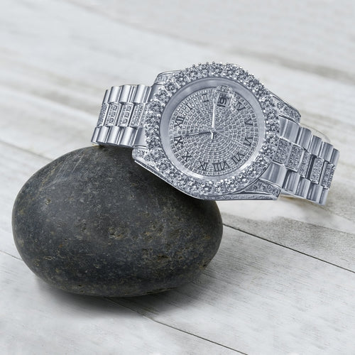 Signature Ice Steel CZ Watch | 530301