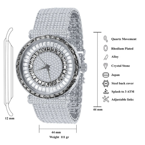 Signature Ice CZ ICED OUT WATCH | 5110347