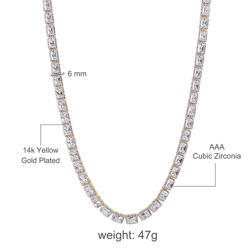 Signature Ice Square Tennis Chain | 962202