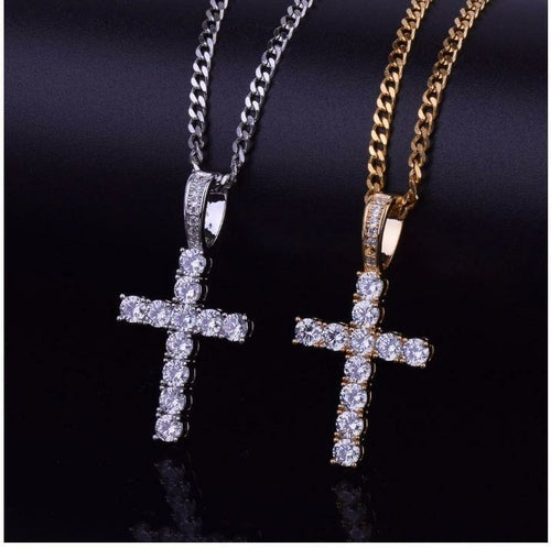 Signature Ice 3MM Tennis CZ Cross | 912721