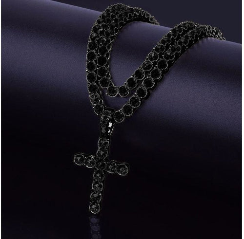 Signature Ice 3MM Tennis CZ Cross | 912721