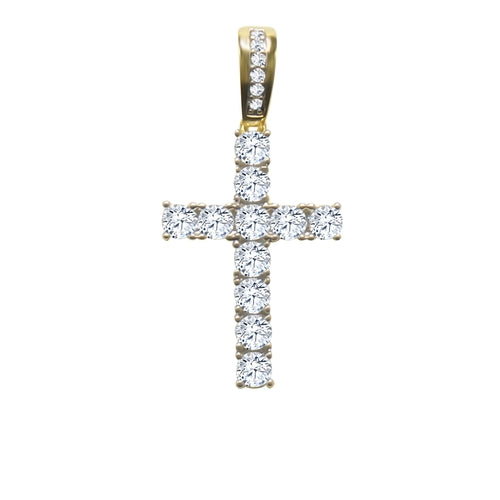 Signature Ice 3MM Tennis CZ Cross | 912721