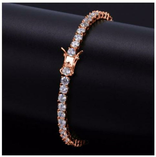 Signature Ice 4MM One Row Tennis Bracelet | 960545