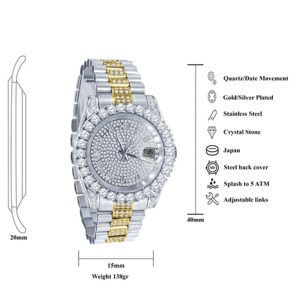 Signature Ice Steel CZ Watch | 530301