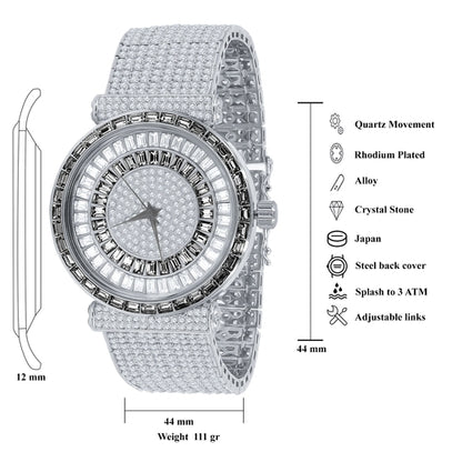 Signature Ice CZ ICED OUT WATCH | 5110347