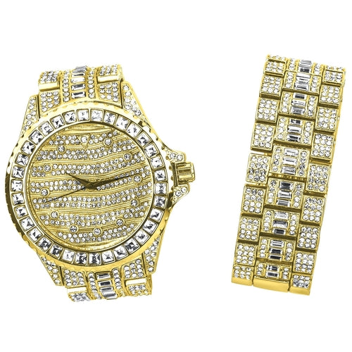 Signature Ice Bling Master Watch Set | 530112