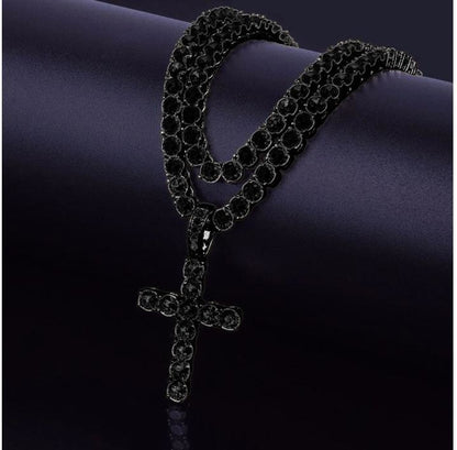 Signature Ice 3MM Tennis CZ Cross | 912721
