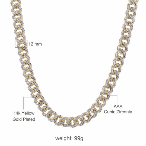 Signature Ice 12MM Cuban Chain | 961752