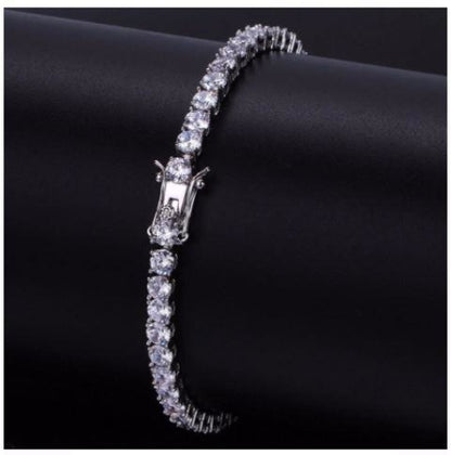 Signature Ice 4MM One Row Tennis Bracelet | 960541
