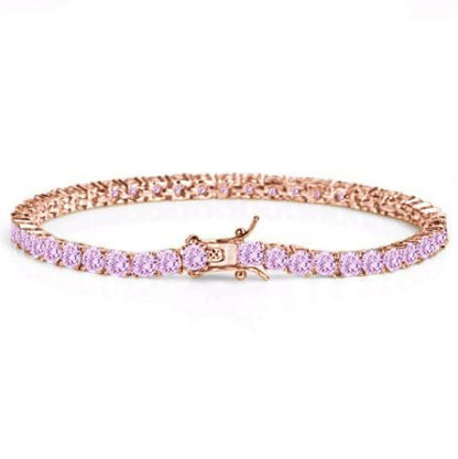 Signature Ice 4MM One Row Tennis Bracelet | 960545