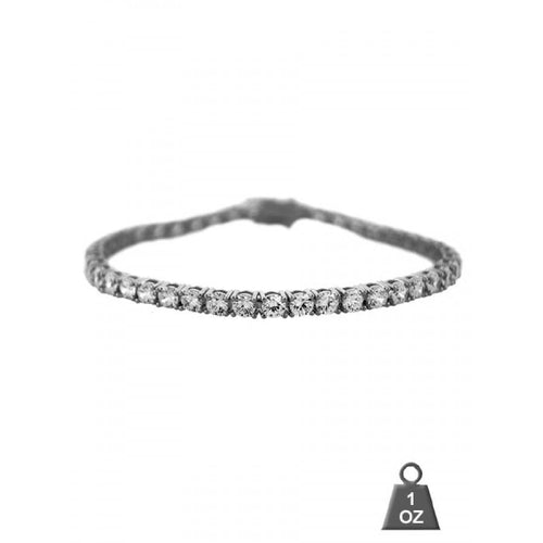 Signature Ice 4MM One Row Tennis Bracelet | 960541
